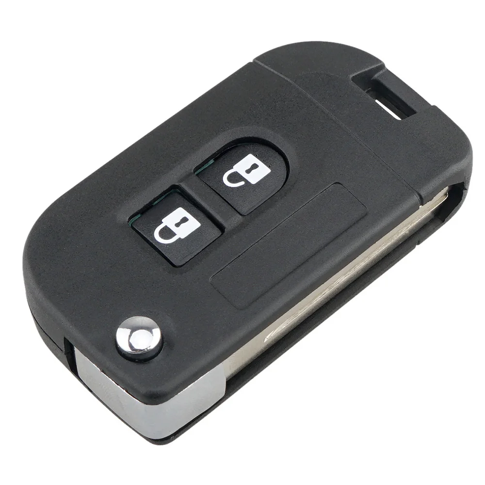 2 кнопки откидной складной чехол для ключа автомобиля Nissan Qashqai Primera Micra Navara Almera Note