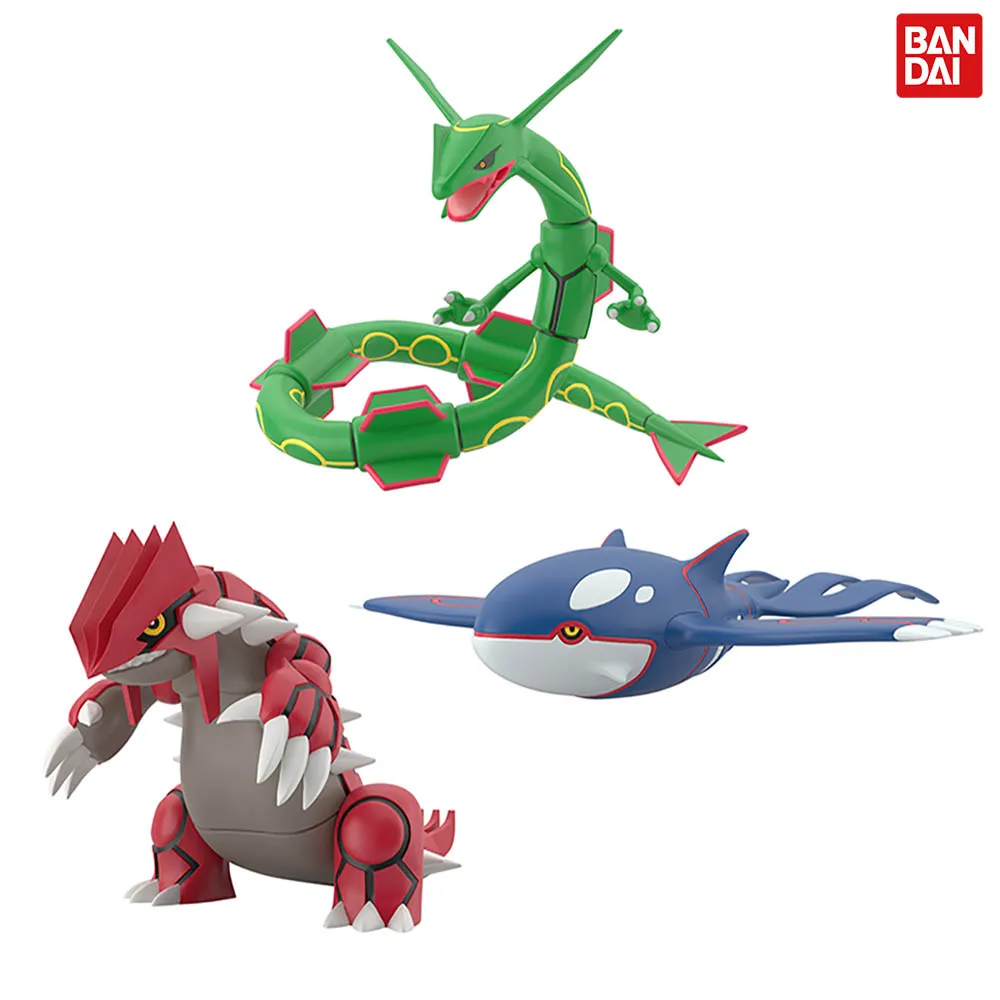 S Scale World 1/20 Hoenn Region Groudon Rayquaza Kyogre Collection Model Anime Action Figure Toys Gifts