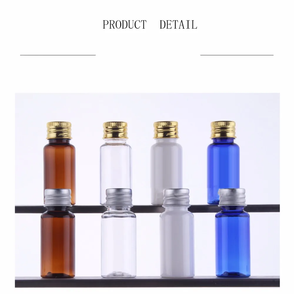 50 шт. пластиковая алюминиевая крышка от бутылки мини порожних контейнеров