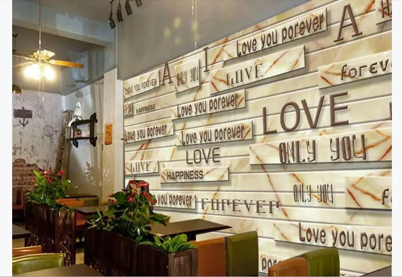 3D стереоскопические обои креативные мраморные настенные фрески для гостиной