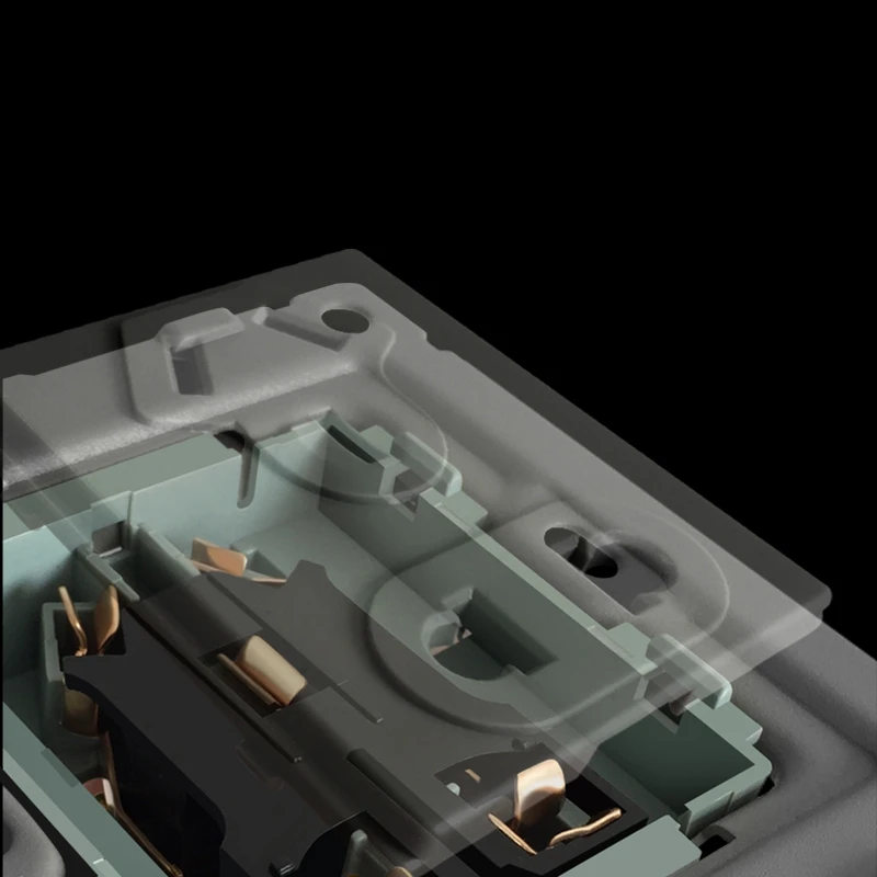 86 Тип настенный выключатель розетка для пяти отверстий в красный горошек с выключателем из нержавеющей стали 5 отверстий розетки, на возраст 1, 2, 3, 4, 1 канал, 2Way переключатель