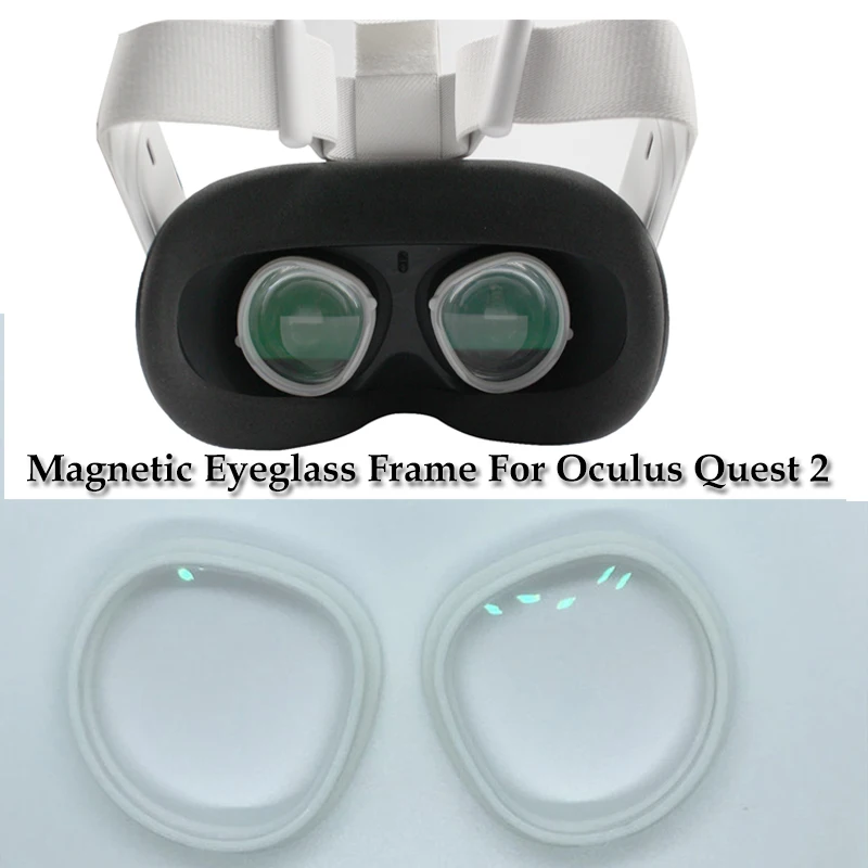 

Magnetic Eyeglass Frame For Oculus Quest 2 VR Headset Quick Disassemble Clip Lens Protection for oculus quest 2 Accessories