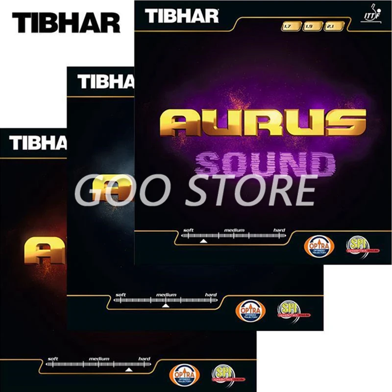 Губка для настольного тенниса TIBHAR AURUS / SOUND SOFT Orignal резиновая губка пинг