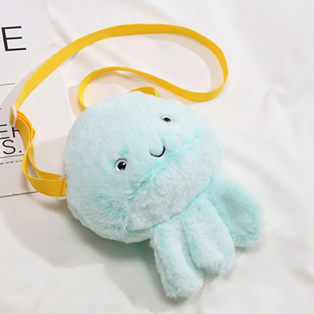 Плюшевая Сумка Кроссбоди с милыми мультяшными животными женские мягкие