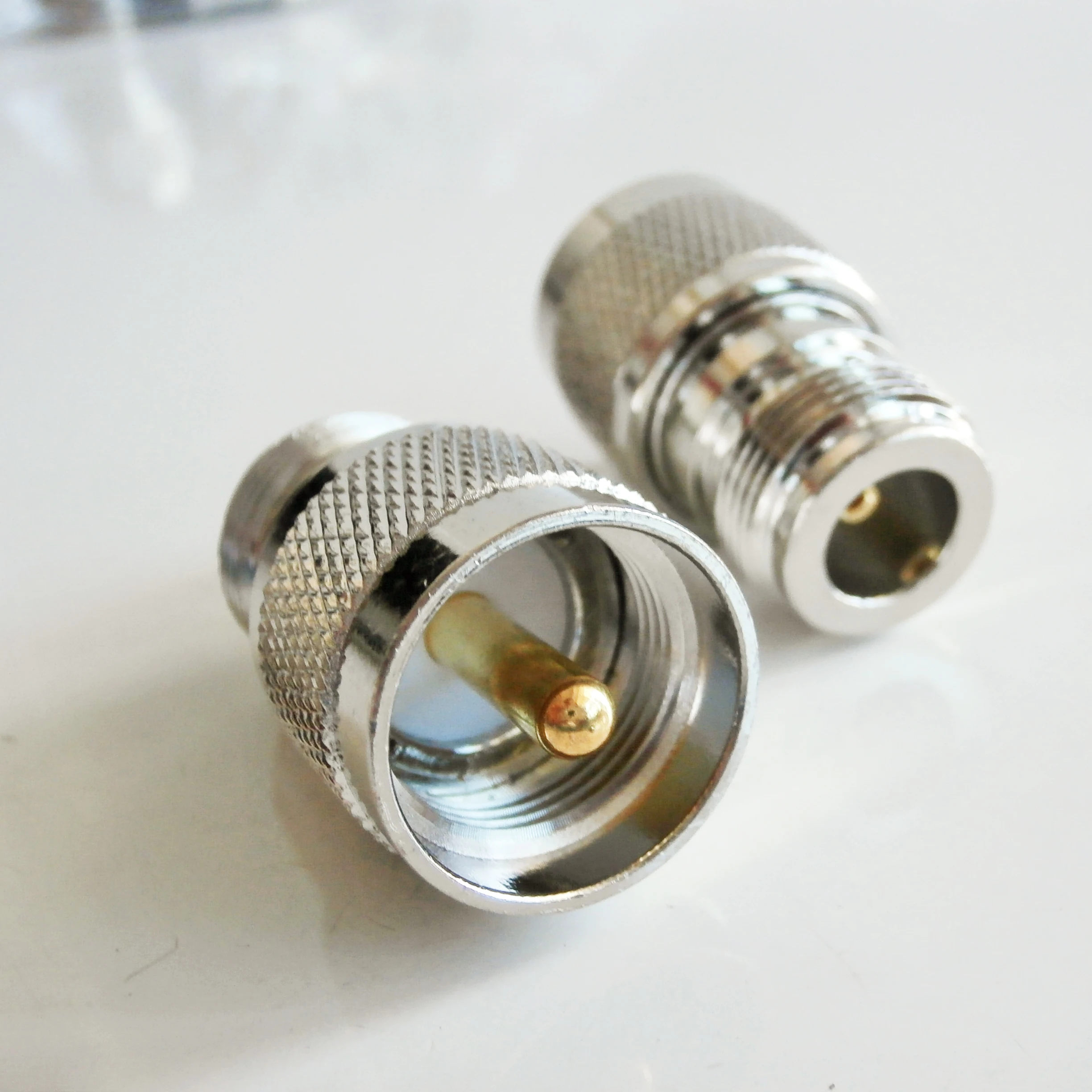

1Pcs N Female Jack to UHF PL259 PL-259 Male Plug RF Coaxial Adapter Connector