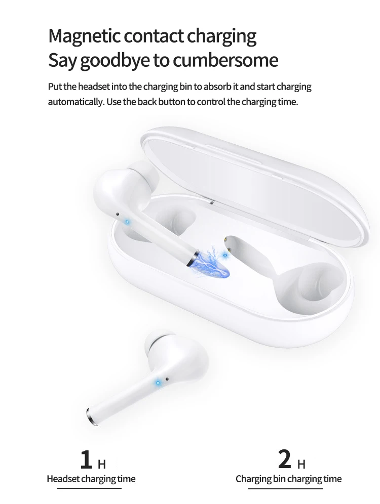 TWS bluetooth гарнитура 5,0 с двойным ухом, беспроводной частный режим, bluetooth гарнитура в ухо, двойной разговор, сенсорный, частный режим M6S