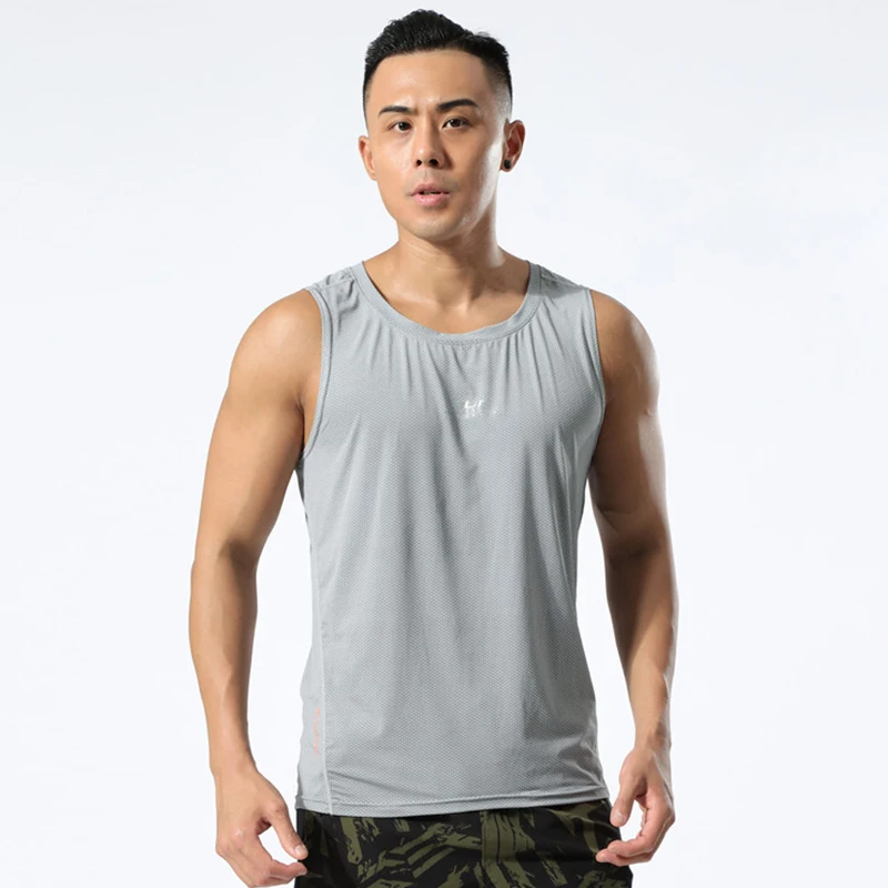 Модная майка без рукавов мужская рубашка для фитнеса бодибилдинга тренировочный