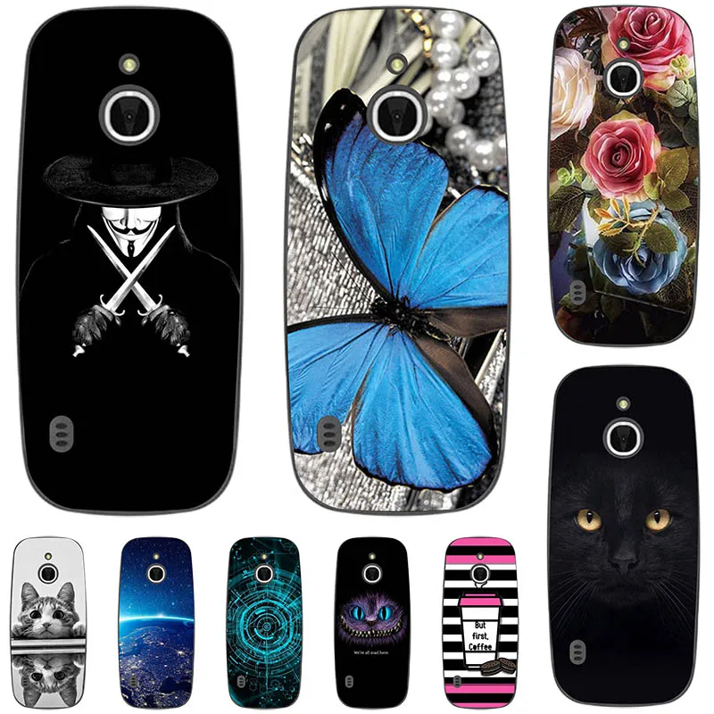 Phone Case For Nokia 3310 3G Relief Cartoon Case For Nokia 3