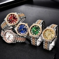luxury diamond women watch high quality quartz movement ladies wristwatch date display fashion reloj rome dial classic watches