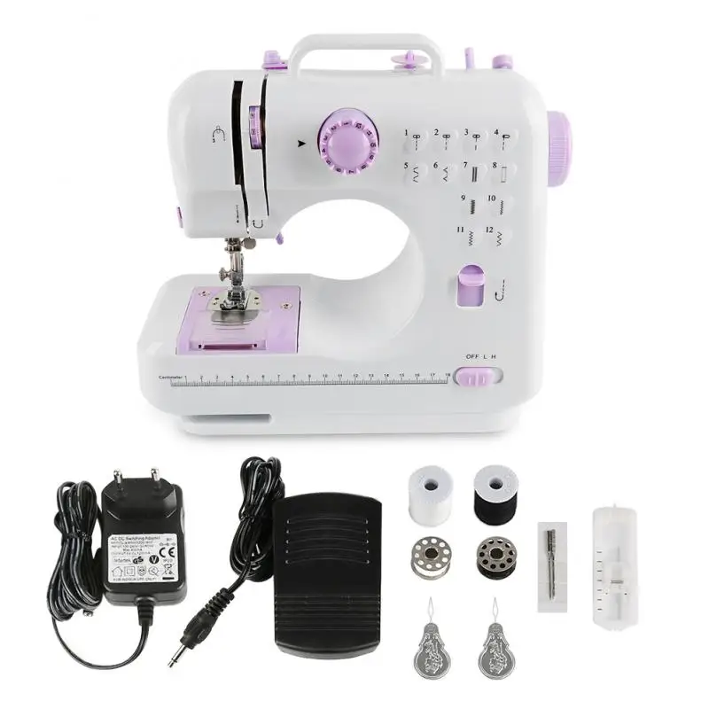 Portable Sewing Machine Semi-automatic Electric Overlock Sew
