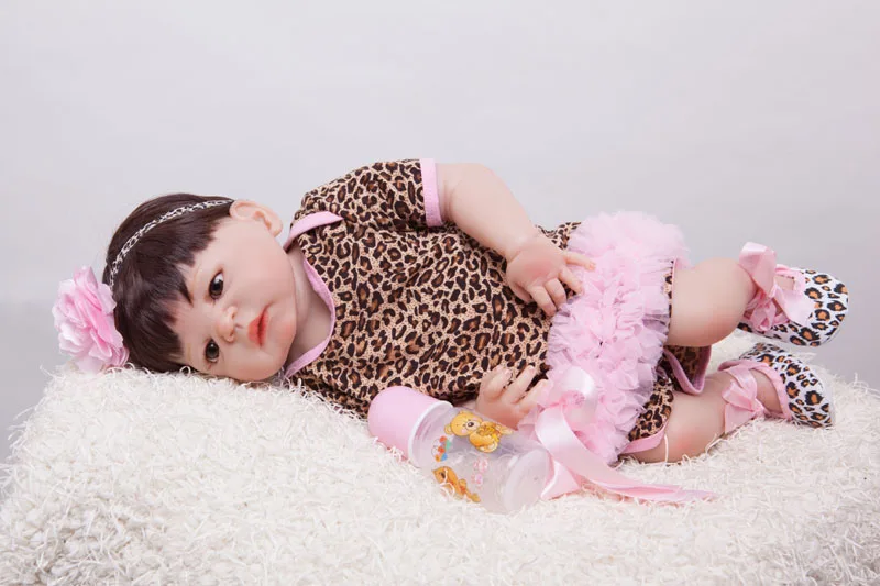 Кукла реборн силиконовая Реалистичная мягкая виниловая игрушка для