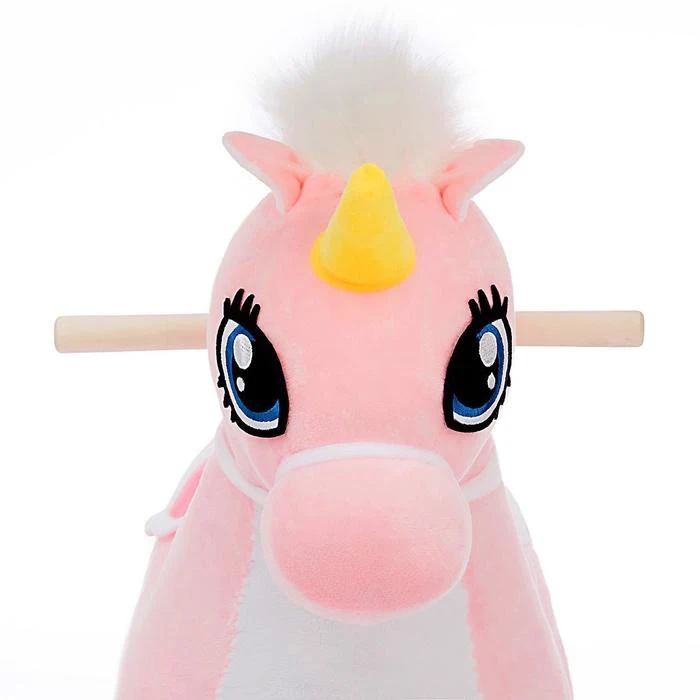 Rocking chair Unicorn musical color pink Educational toys games For kids Hobbies Training Education early development Gifts Baby Birthday children