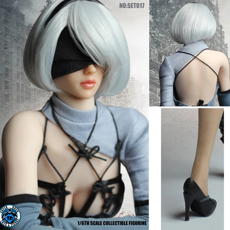 Супер утка 1/6 ниус: Automata 2B комплект одежды SET017 с Phicen фигурка в наличии | Игрушки и