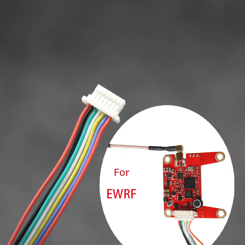 2PCS 100mm FPV Video Transmitter Connection Cable Wire for RUSH TANK PandRC 5804 Foxeer TM25 ClearTX EWRF VTX DIY Parts | Игрушки и