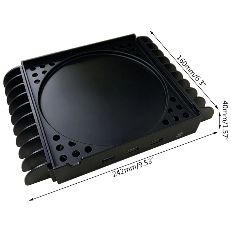

For Xbox Series X Cooling Vertical Stand Dual Controller Charging Dock Station Cooler Base