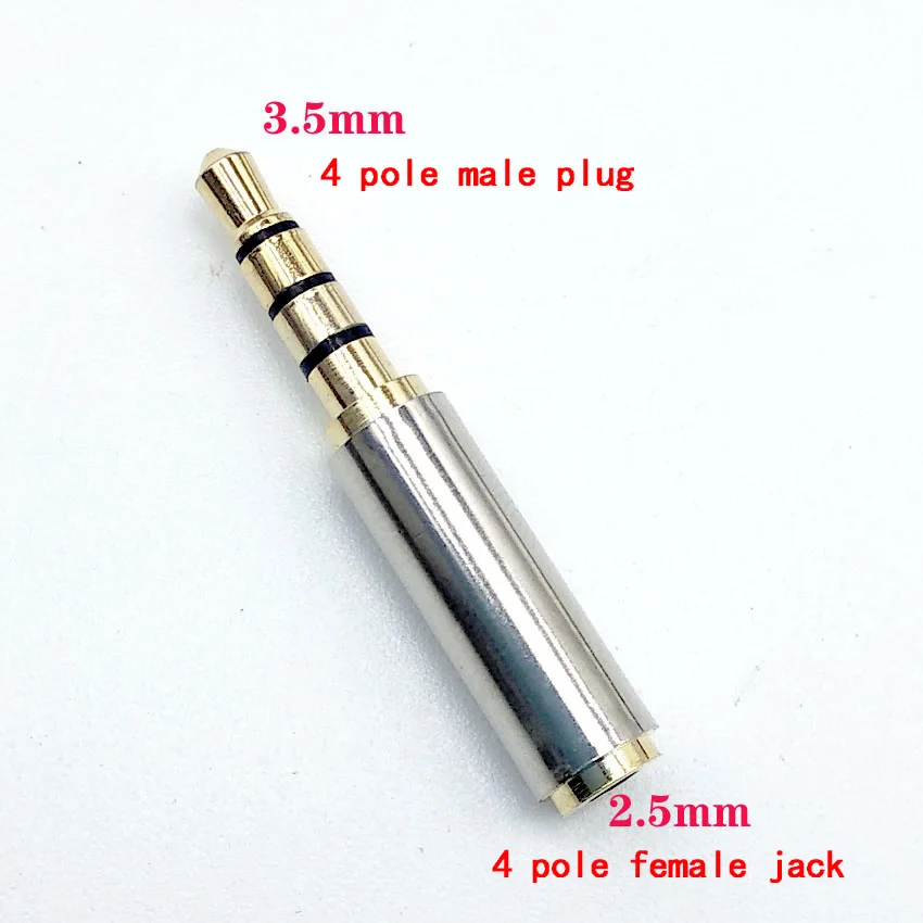 2.5mm/3.5mm Audio Adapter for Headset Earphone 3.5mm Female to Female Jack Stereo Adapter Connector Audio Extension Cable