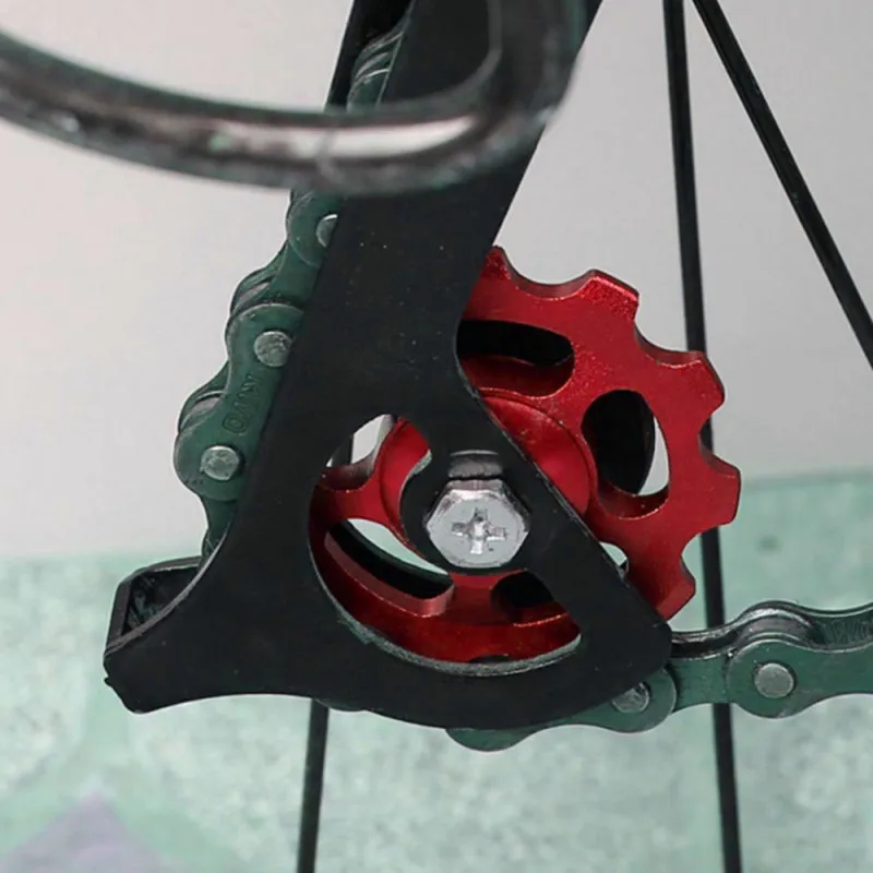 

2Pcs Aluminum Mountain Bike Cycle 11T Jockey Pulley Wheel Rear Derailleur Professional Parts Bicycle MTB Accessories