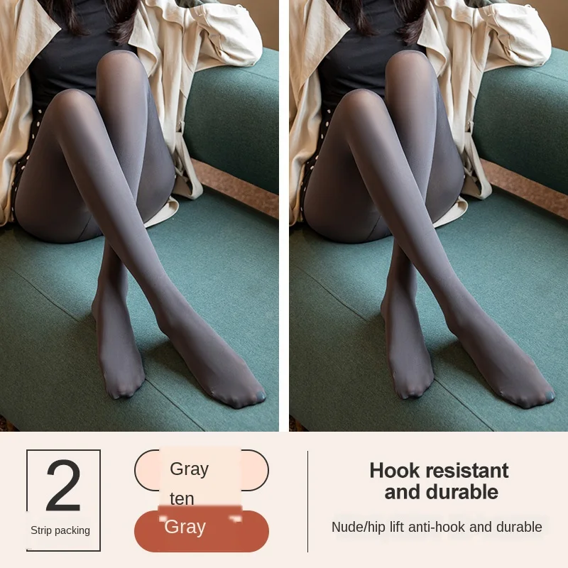 

with bottoming, thickened and thin style, nude and plush super natural silk stockings for women in spring and autumn and winter