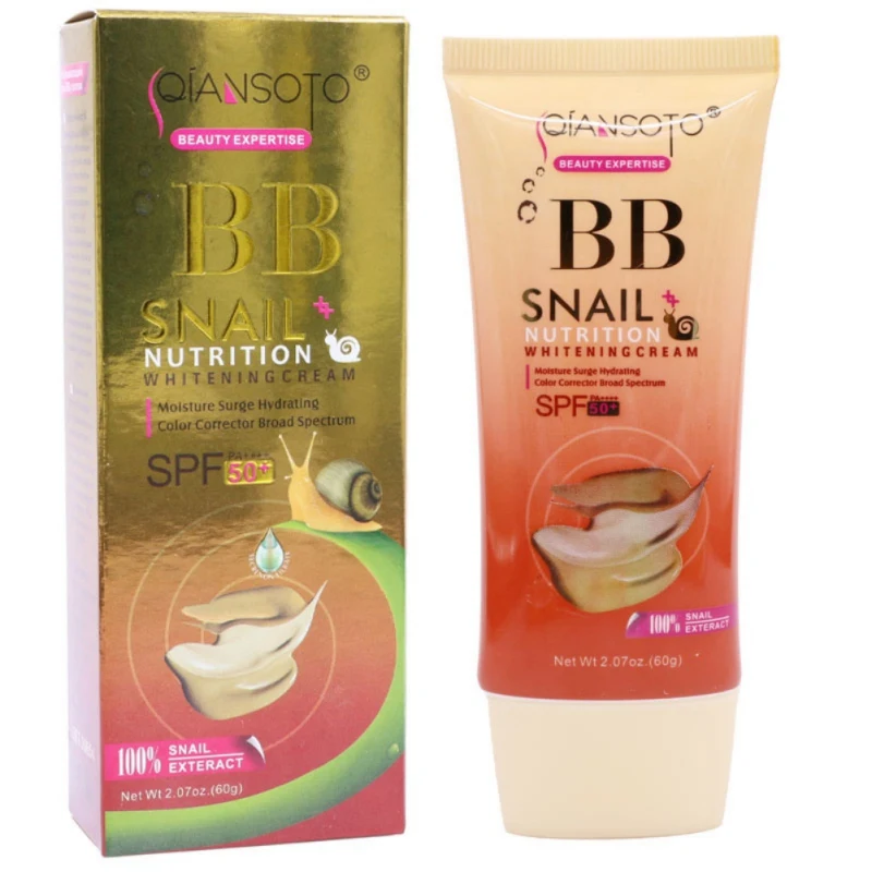 Натуральный улиточный bb крем интенсивное осветление отбеливание кожи