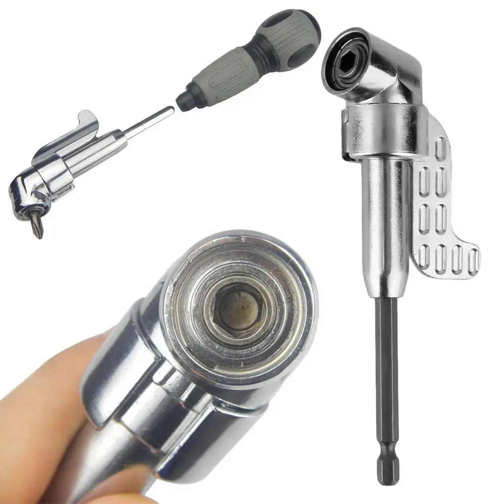 

105 Right Angle Driver Hex Screwdriver Angled Bit Holder Power Drill Tools Kits