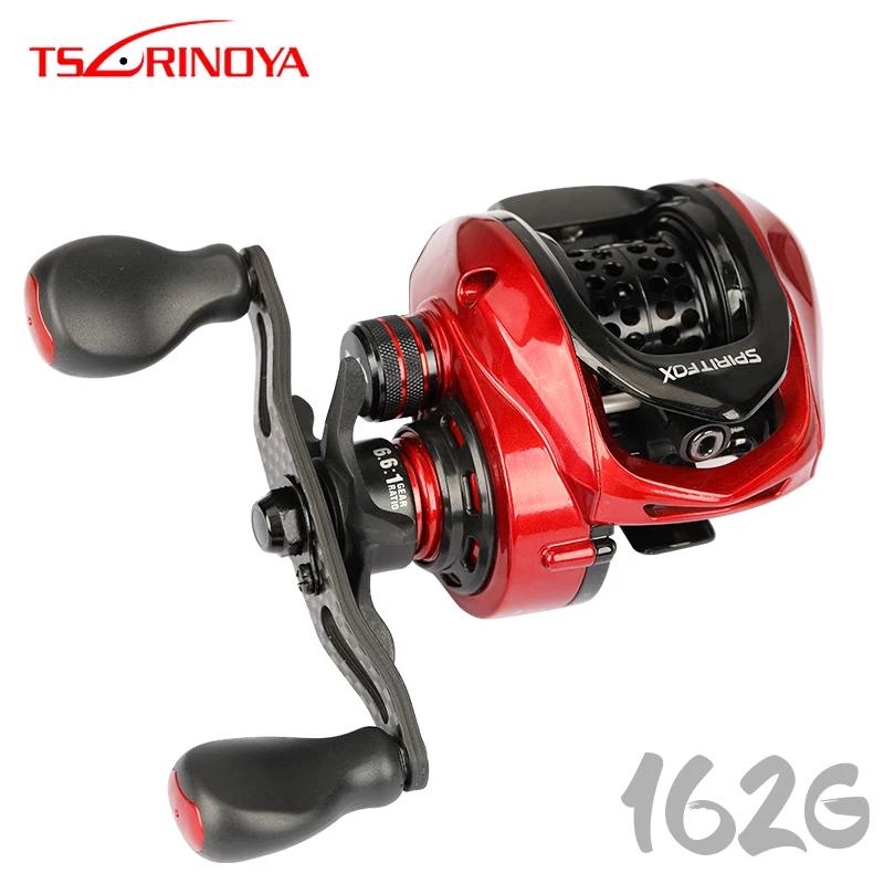 

TSURINOYA Baitcasting Fishing Reel SPIRIT FOX BAIT FINESSE Ultralight TROUT Reel Weight 165g 8+1 Bearing Smooth Casting Reel