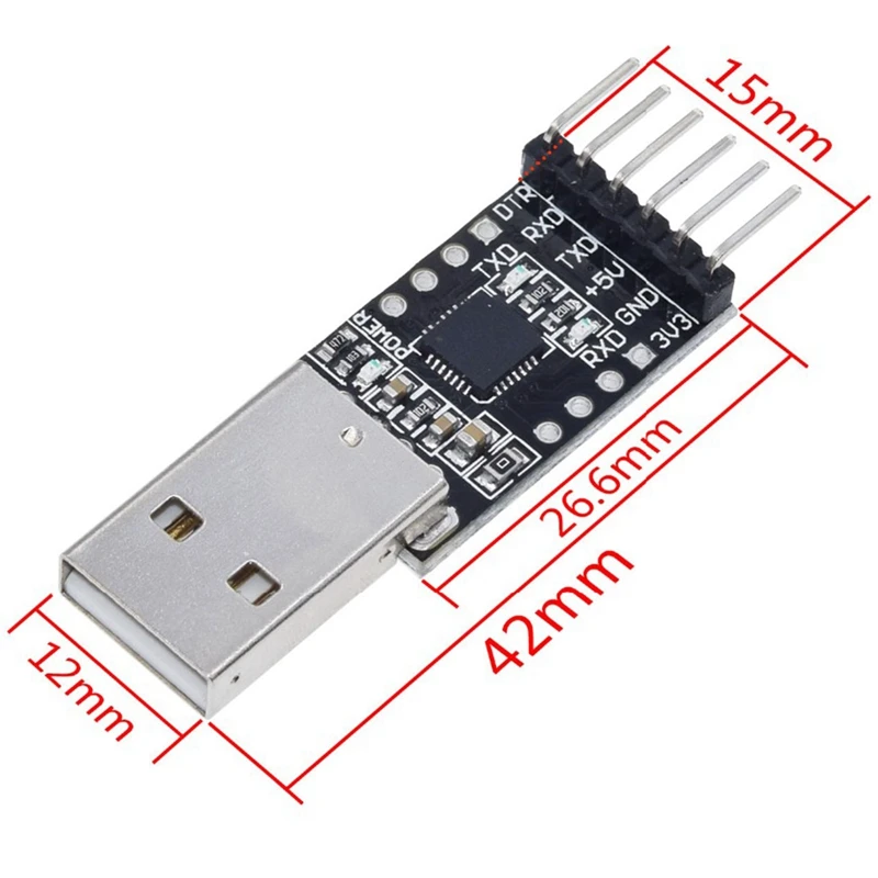 CP2102 USB 2 0 к TTL UART модуль 6Pin серийный преобразователь STC заменить FT232 10 шт |