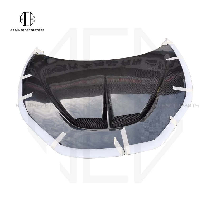 458 Sp Стиль Высококачественный передний бампер из углеродного волокна Frp