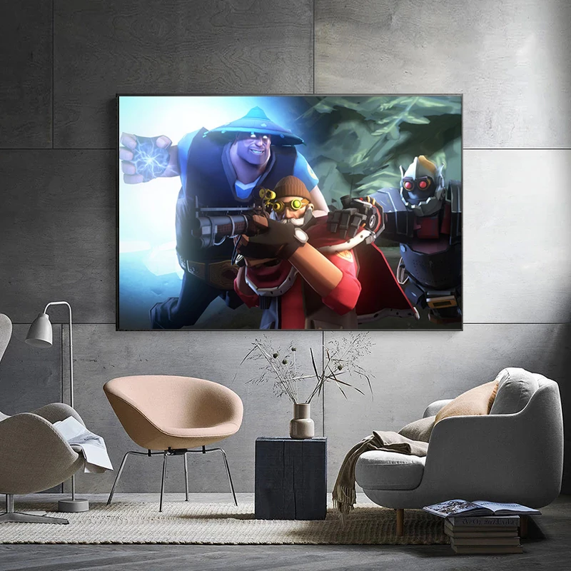 Постер DOTA2 по классической игре Картина на холсте HD печатные настенные