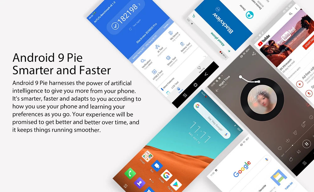 Blackview BV9800 48MP Camera Smartphone 6.3&quotFHD Screen IP68 Waterproof P70 Android 9.0 6GB+128GB Wireless Charging Mobile Phone |