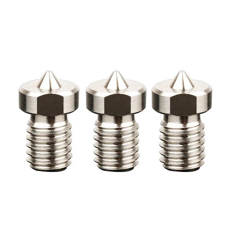 

E3D V5 V6 Titanium Alloy Nozzle M6 Thread 0.3mm 0.4mm 0.5mm 3D Printer Parts