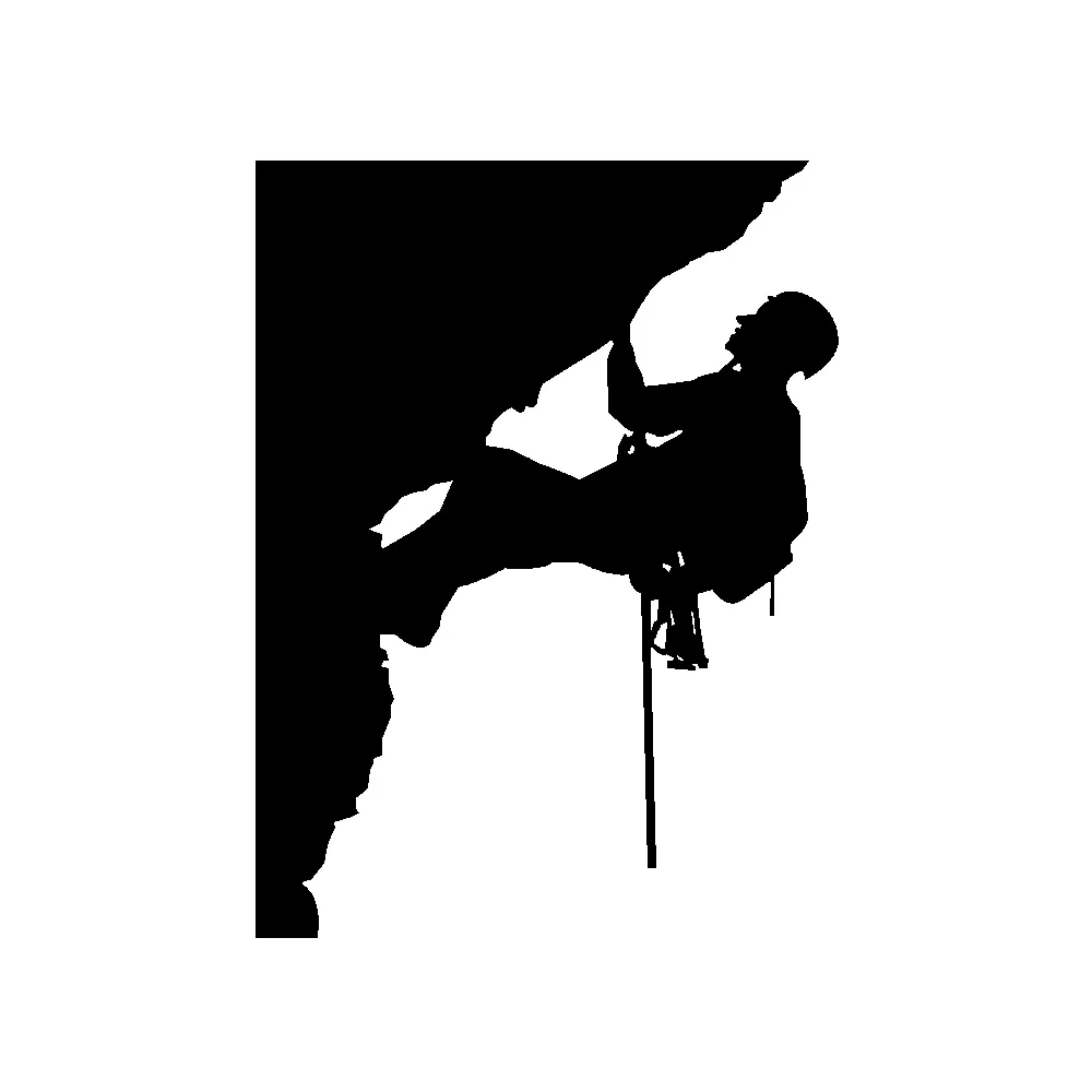 Новая наклейка на стену для скалолазания спорта крутой креативный силуэт