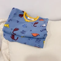 Boys Girls Baby Clothing Set Top Pants Unisex Pajama Sets Childrens Long Sleeve Autumn Winter Sleepwear Suits Kids