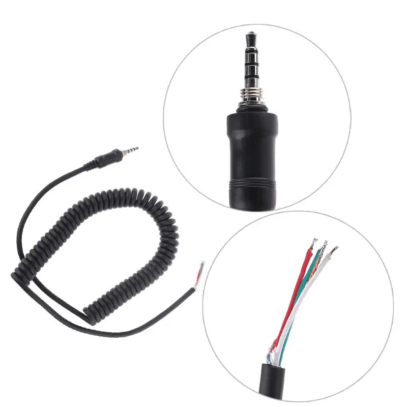 Кабель для микрофона и динамика рации Yaesu Vertex VX-6R VX-7R FT-270R FT-277R VX-120 VX-127 VX-170 |
