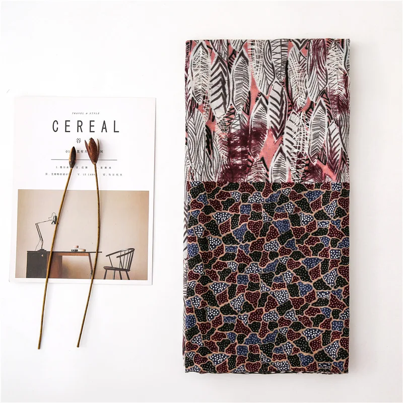 Новый элегантный модный шарф из вискозы в богемном стиле Классический