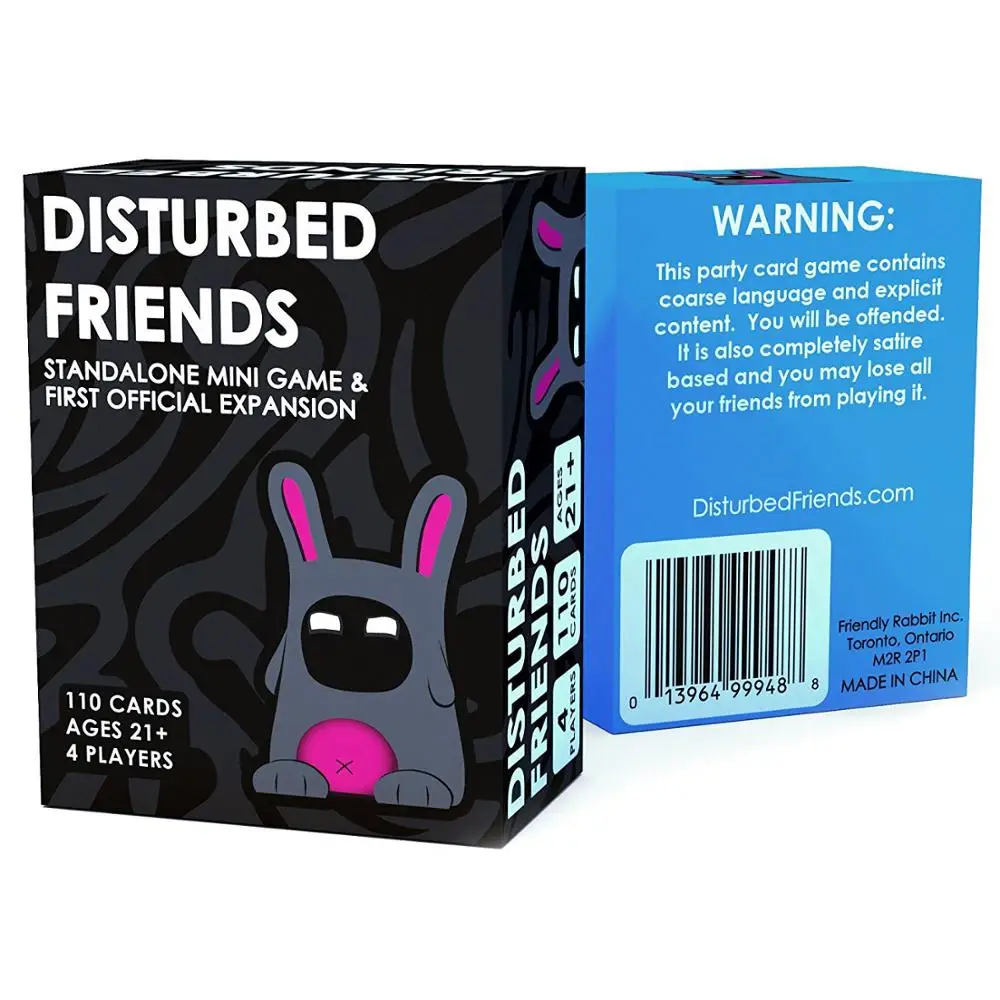 Explosion DISTURBED Confused Friends Extended Edition Adult Board Games | Wooden Blocks
