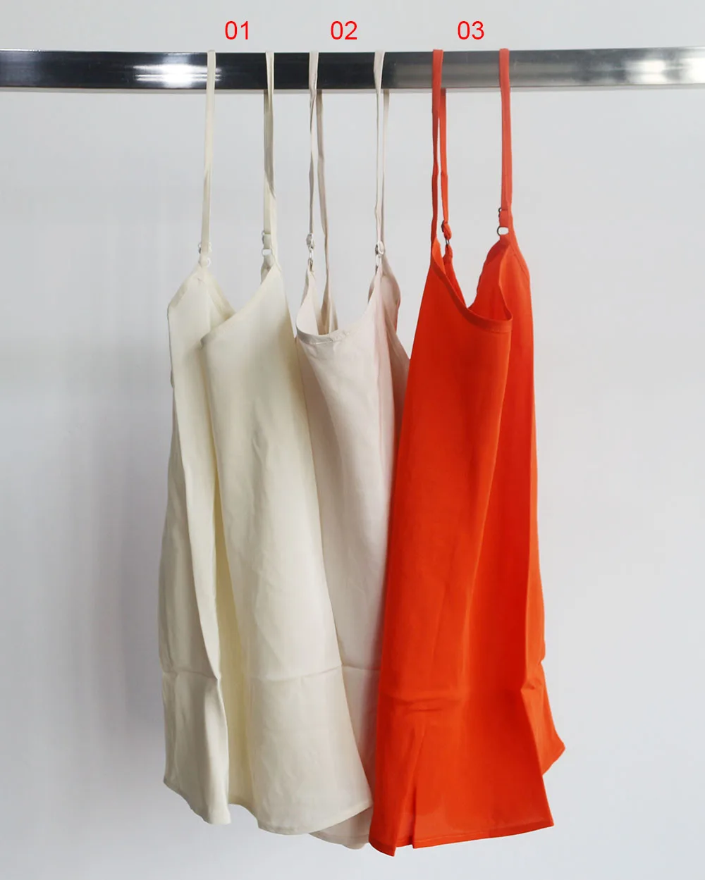 M in Solid Color CISULI шелковый креп бретели Открытая Летняя обувь Топы легкий дышащий материал быстросохнущая, не вызывает аллергию, Топ - Цвет: M in Solid Color