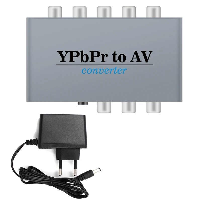 Преобразователь YPBPR в AV совместимый с HDMI 1 3 передатчик 5 RCA компонентов