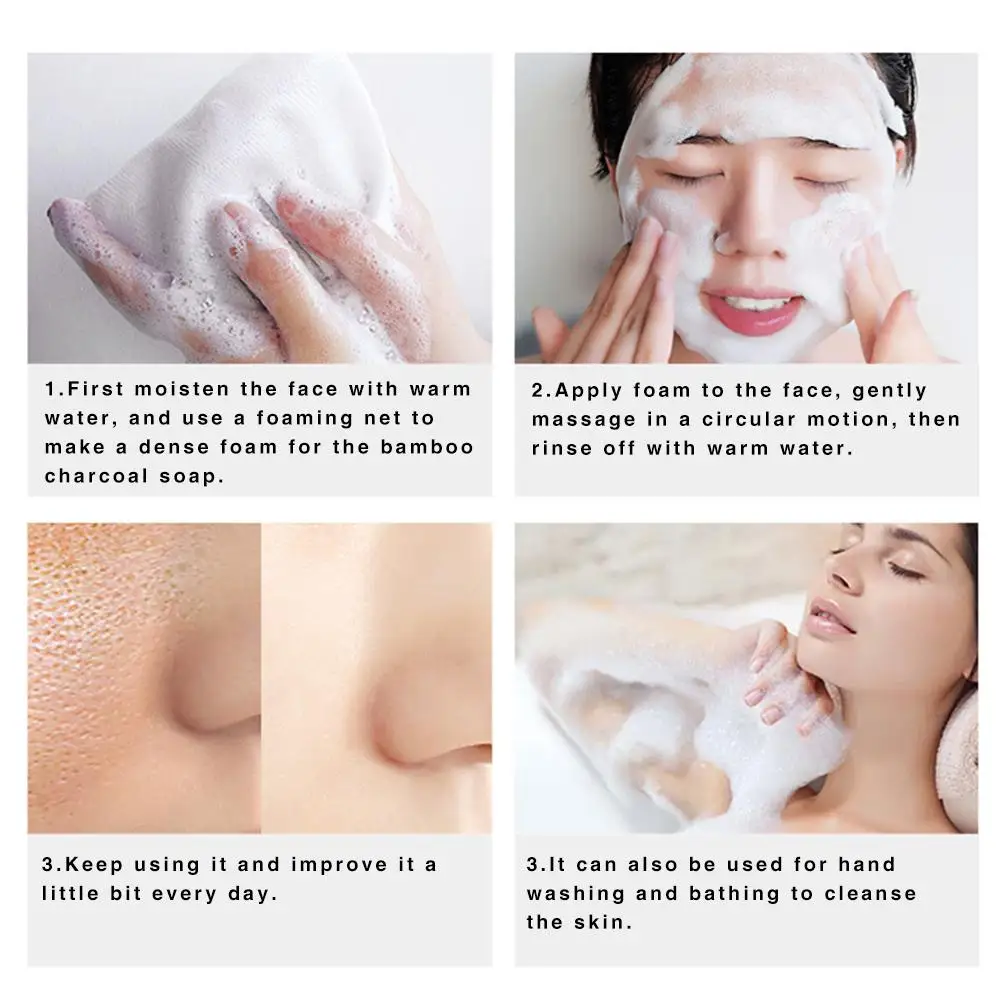 1 шт. мыло для морской соли контроль жирности лица моющее молоко очищающее масло