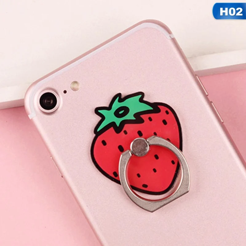 Универсальная подставка для телефона с рисунком фруктов держатель мобильного