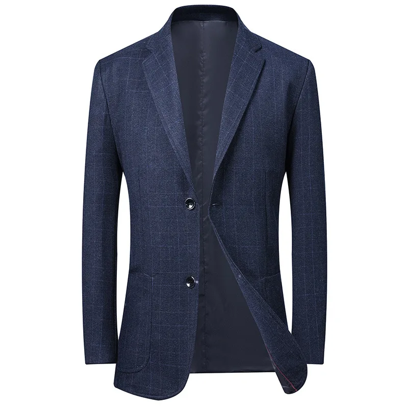 Осенние новые мужские клетчатые блейзеры FOJAGANTO модные брендовые удобные