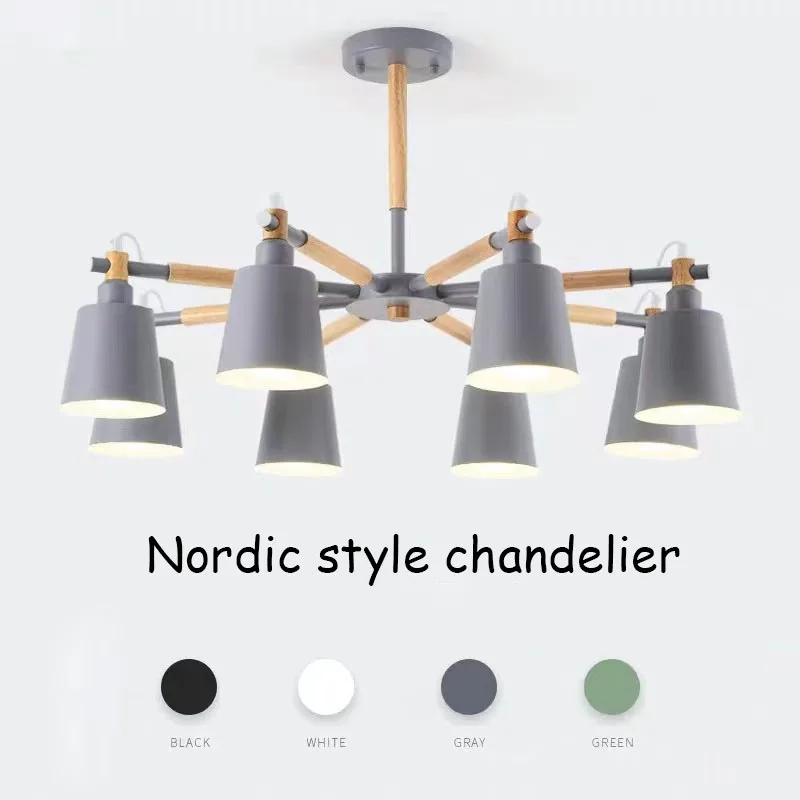 

Modern Living Room Pendant Light Bedroom Dining Room Wooden Pendant Lights Children's Room Decorative Lights Interior Lighting