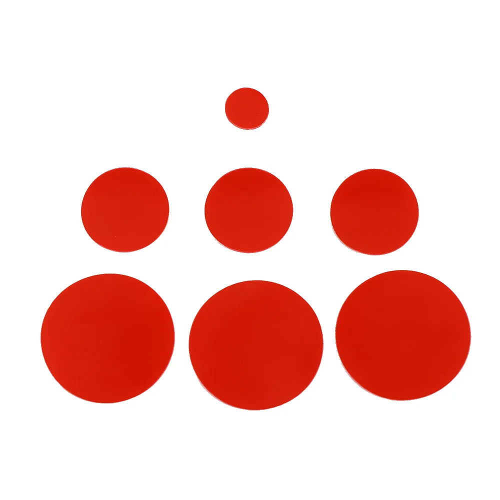 10 шт. Двухсторонняя клейкая лента прочная акриловая красная пленка прозрачные