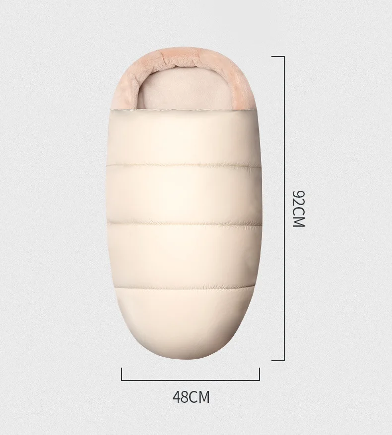 Зимний Теплый детский спальный мешок 92*48 см ветрозащитные утолщенные конверты