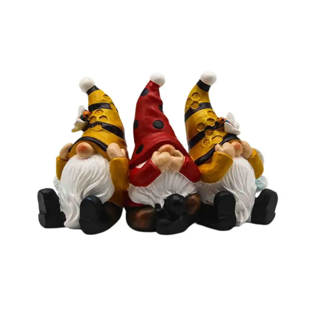 

Funny Garden Gnome Resin Statue Naughty Dwarfs Lawn Ornaments For Home Office Desk Indoor Outdoor Christmas Decor