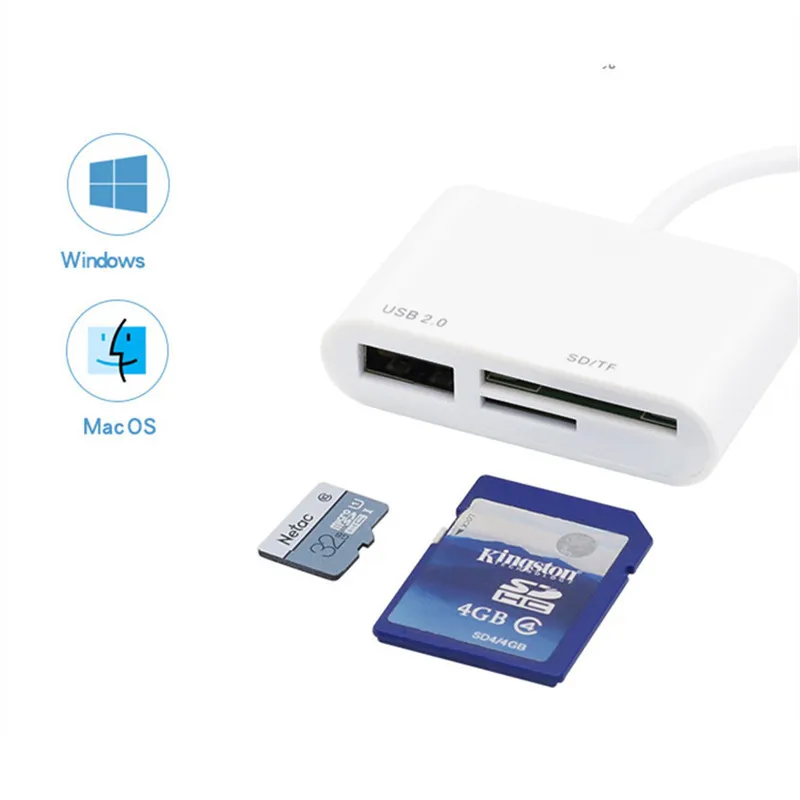 Устройство для чтения карт памяти USB Type C 3 в 1|Кабели передачи данных| |
