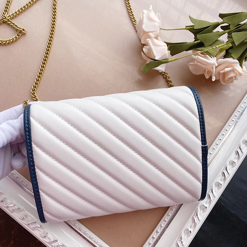 

Ladies' new hot style simple fashion all-match shoulder bag leather square compact diagonal bag