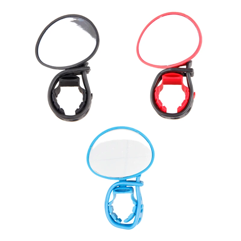 

MTB Road Bike Mirror Rear View Mirror Universal Bicycle Mirror Bicycle Accessories Handlebar Rotate Wide-angle Adjustable Mirror