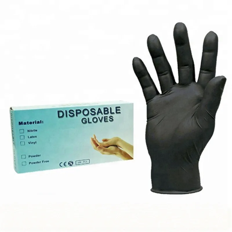 

100 Pcs Disposable Nitrile Gloves Multifunctional Cleaning Guantes Nitrilo Waterproof Safety Protective Gloves Driving Gloves