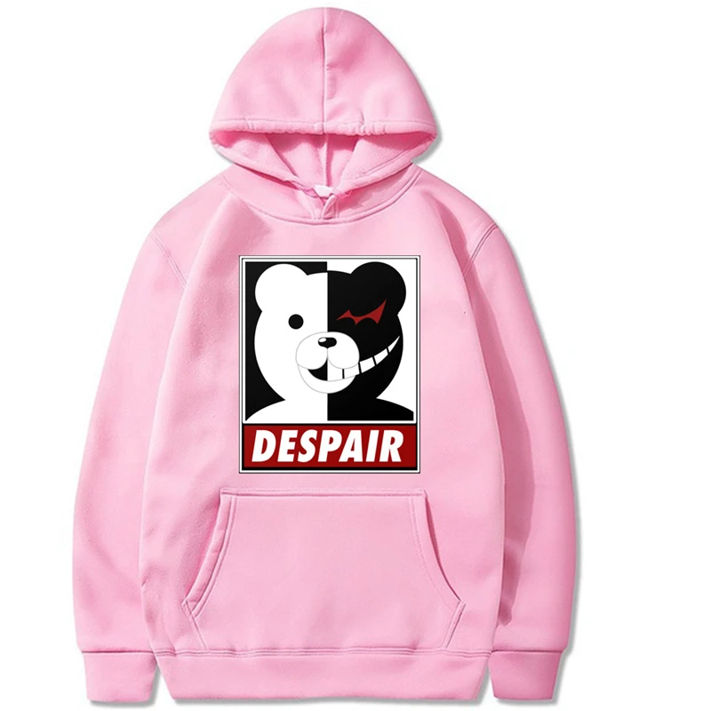 

Anime Danganronpa Cosplay Costumes Sweater Printing Plus Fleece Hoodie Monokuma Casual Adult COS Tops Christmas Halloween Gift