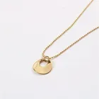 Joolim ювелирные изделия PVD позолоченная отделка Классическая сирена кулон ожерелье Стильное ожерелье из нержавеющей стали